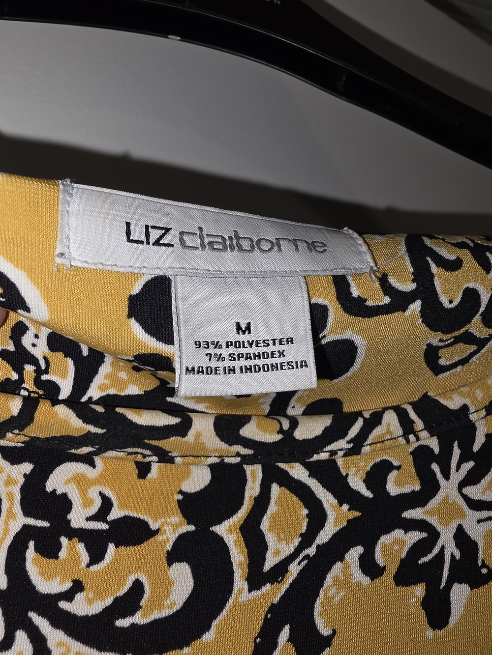 Yellow and Black Patterned Women's Midi Dress - Picture 2 of 12